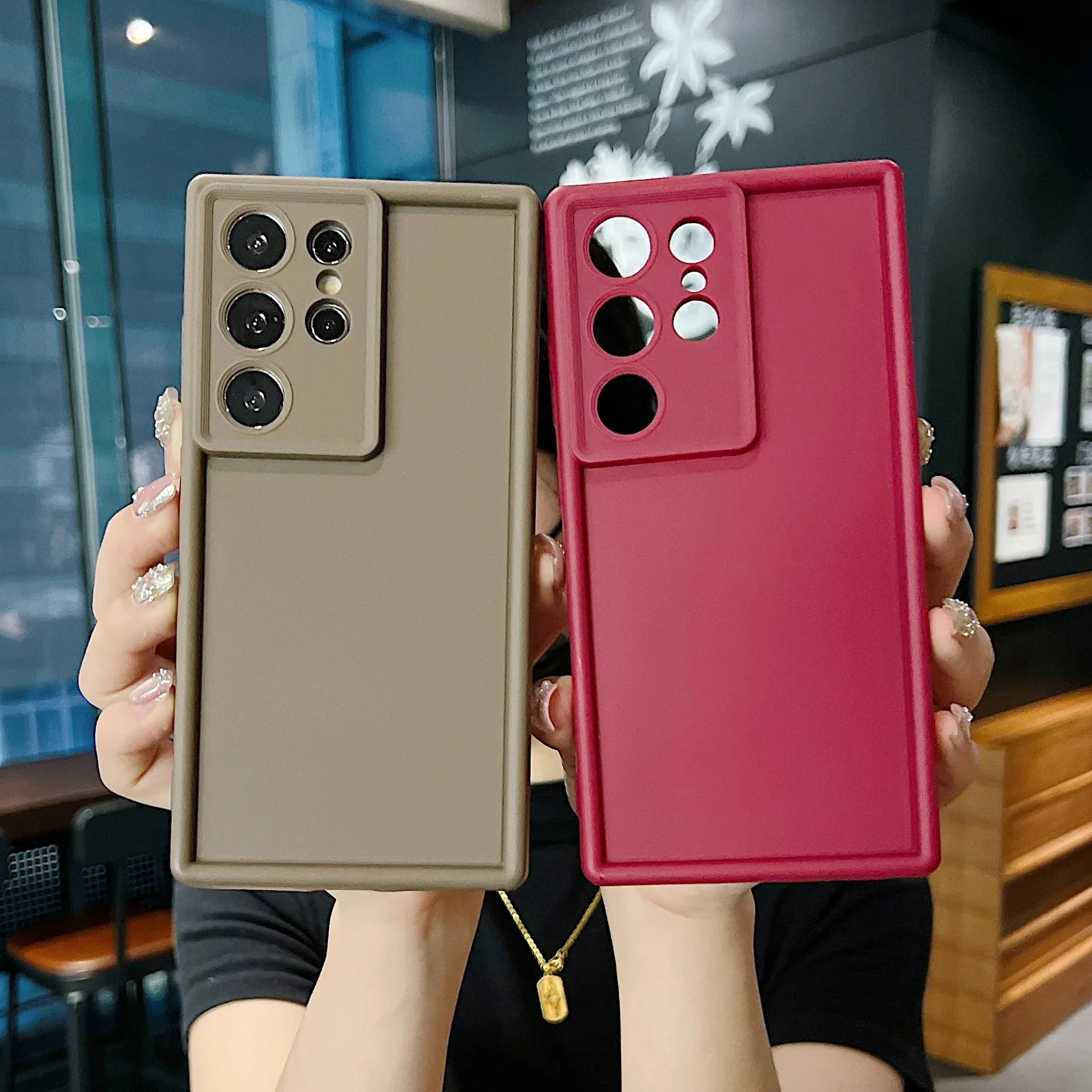 Candy Color Soft Silicone Phone Case | Matte TPU Cover for Samsung Galaxy